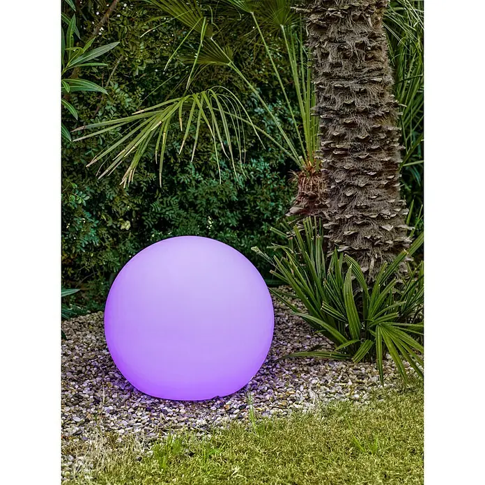 New Garden Lámpara de diseño para exterior Buly 30 - Diámetro: 30 cm, E27, IP65 - Foto ambiente