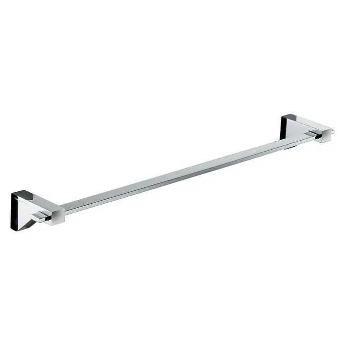 Toallero de barra Glass - Ancho: 52,5 cm, Cromo - Vista angular
