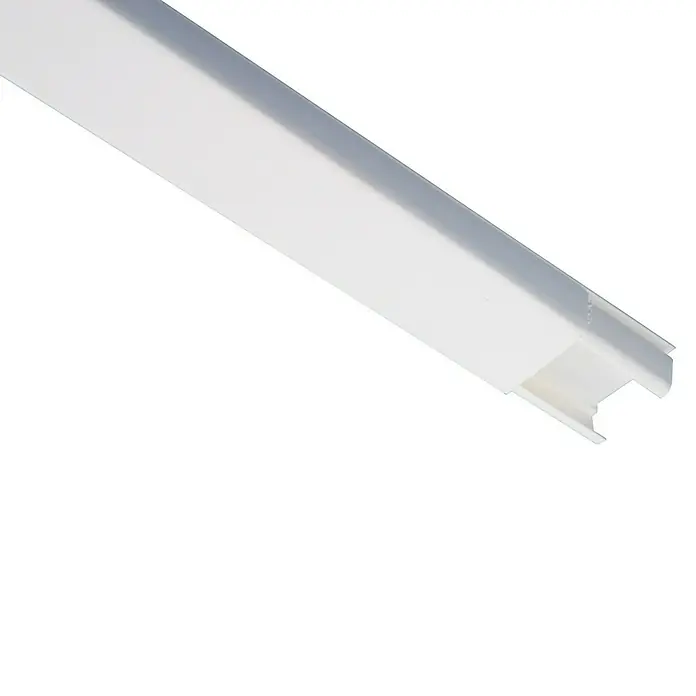 Kabelgoot - 2 m x 20 mm x 10 mm, Wit - Close-up