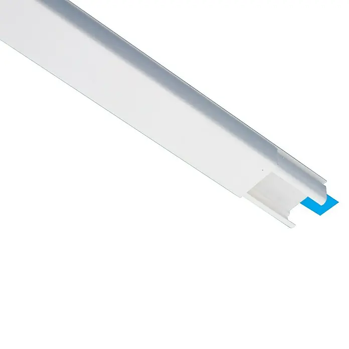 Kabelgoot Zelfklevend - 2 m x 20 mm x 10 mm, Wit - Close-up