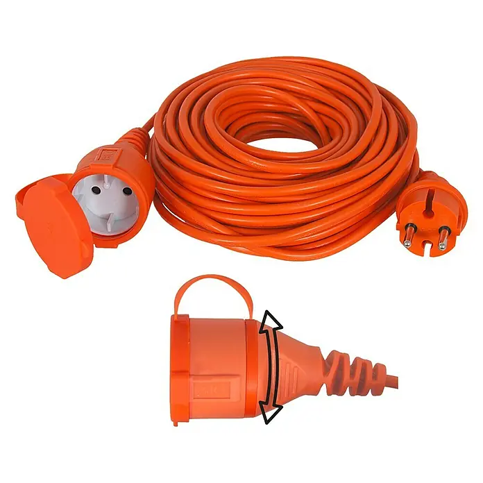 Exin Verlengkabel 20 m - 3.500 W, 20 m - Diagonaal zicht