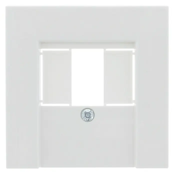 Gira System 55 TAE-afdekraam TAE/UAE/USB - Kunststof, Wit - Vooraanzicht