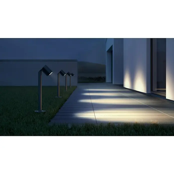 Steinel LED reflektor Spot Way - D x Š x V: 22,6 x 14 x 57,2 cm, Antracit - Živopisni prikaz
