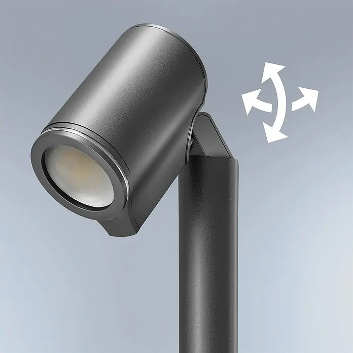 Steinel LED reflektor Spot Way - D x Š x V: 22,6 x 14 x 57,2 cm, Antracit - Detaljan prikaz