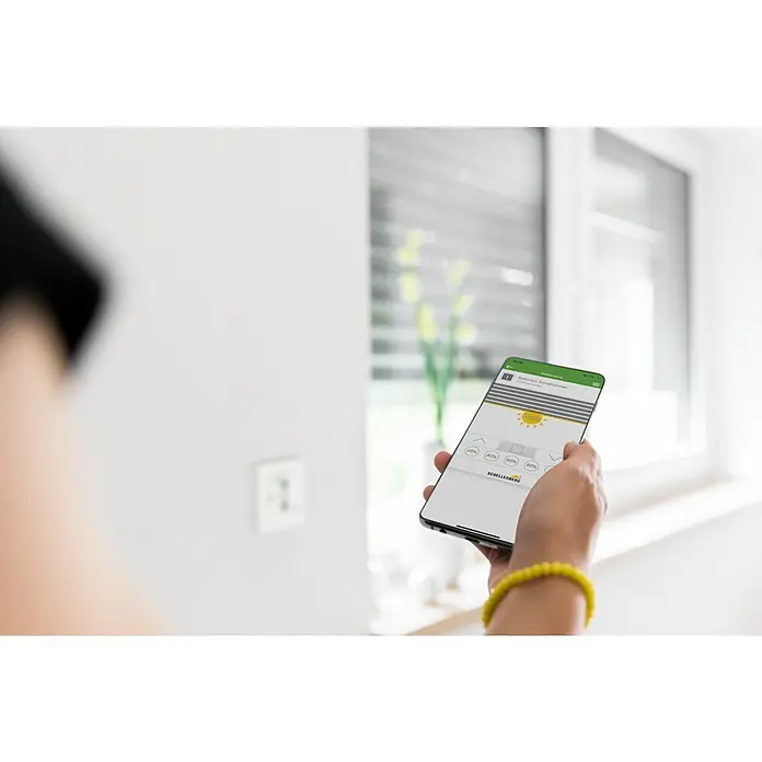 Schellenberg Smart Home Funk-Empfangsschalter - 80 x 80 x 40 mm, Weiß, Unterputzmontage - Anwendungsbeispiel