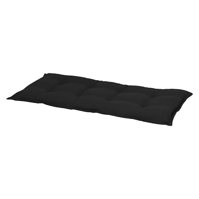 Sunfun Exclusive-Line Bankauflage - Anthrazit, 100 % Polyester, Länge: 110 cm - Diagonale Ansicht