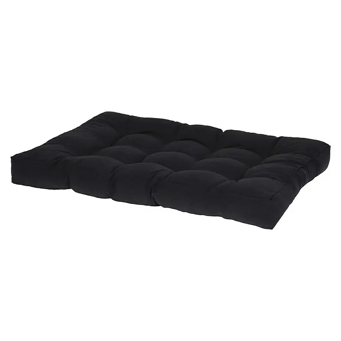 Sitzauflage - Europaletten-Auflage, Anthrazit, 100 % Polyester - Diagonale Ansicht