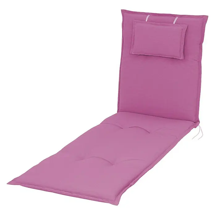 Sunfun Exclusive-Line Liegenauflage - Coral, 100 % Polyester, Länge: 190 cm - Diagonale Ansicht