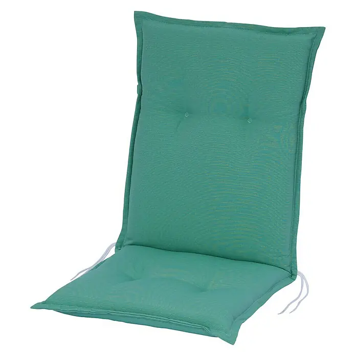 Sunfun Exclusive-Line Stuhlauflage - Niederlehner, Mint - Diagonale Ansicht