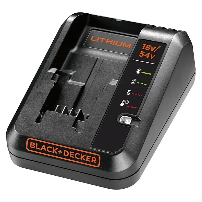 Black+Decker Acculader - Laadstroom: 2 A - Diagonaal zicht