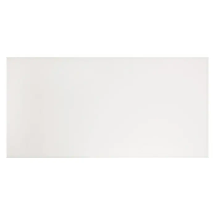 Wandtegel - 29,7 x 59,7 cm, Wit, Mat, Geglazuurd - Bovenaanzicht