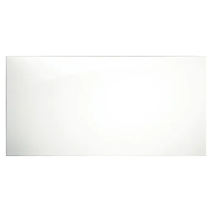 Wandtegel Glanzend Wit - 30 x 60 cm, Wit, Glanzend - Bovenaanzicht