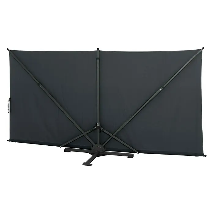 Siena Garden Sichtschutz Ben - 280 x 150 cm, Anthrazit - Rückansicht