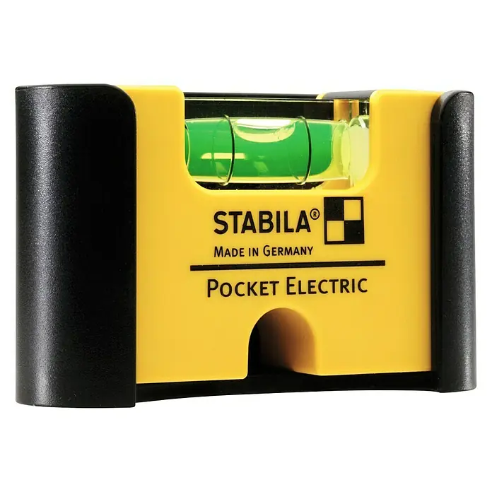 Stabila Vízmérték Pocket Electric - Vízszintes vízmérték - Szögletes nézet