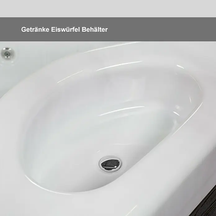 Camargue Außen-Whirlpool Havana 2 - 200 x 200 x 87 cm, Fassungsvermögen: 1.100 l, Geeignet für: 6 Personen - Detailaufnahme