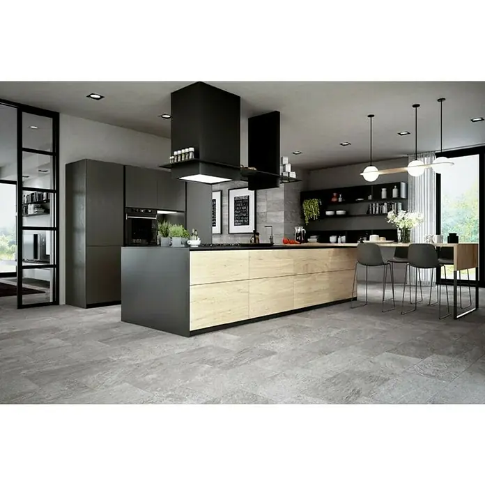 Porculanska pločica Regent Silver - 30 x 60 cm, Sive boje, Mat - Živopisni prikaz