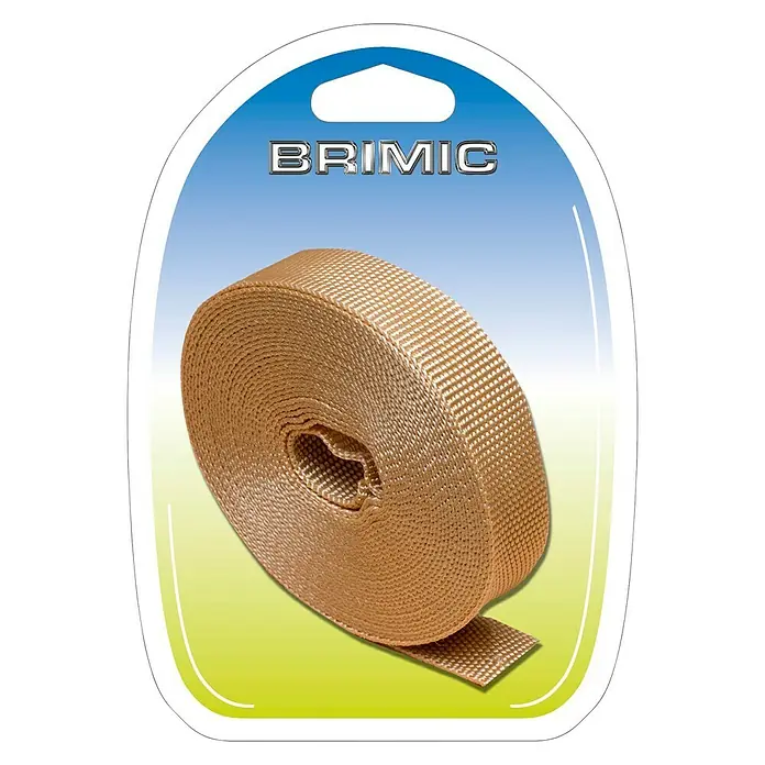Micel Brimic Cinta para persiana PR 26 - L x An: 6 m x 18 mm, Beige - Vista frontal