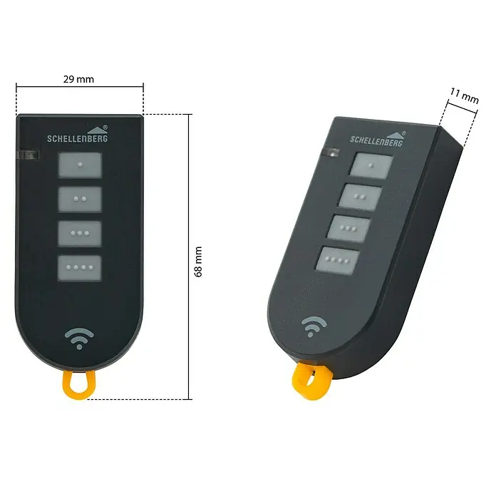 Schellenberg Funkhandsender Smart Drive - Anzahl Kanäle: 4, 868,4 MHz