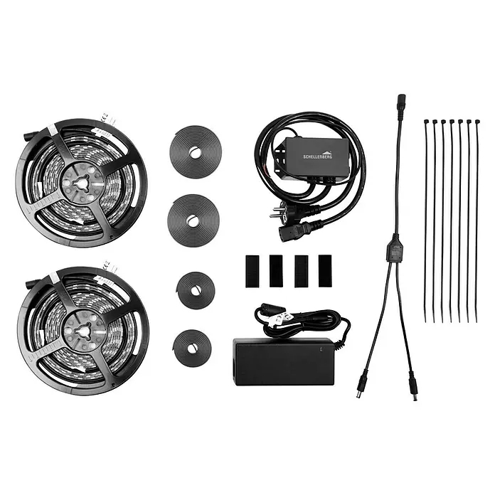Schellenberg LED-Garagenbeleuchtung Smart Drive - 7.200 lm, Kaltweiß - Ansicht von oben