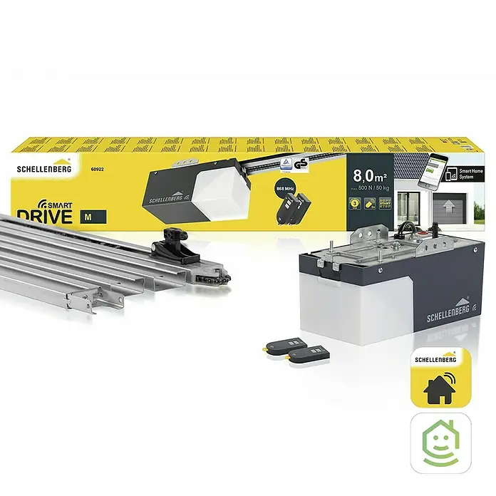 Schellenberg Garagentorantrieb Smart Drive M - Torfläche: Max. 8 m², Zugkraft: Max. 500 N - Stimmungsaufnahme