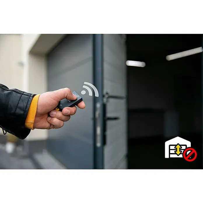 Schellenberg Garagentorantrieb Smart Drive L - Torfläche: Max. 10 m², Zugkraft: Max. 600 N - Anwendungsbeispiel