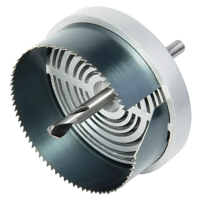 Wolfcraft Lochsäge - Arbeitsdurchmesser: 68 mm, Schnitttiefe: 23 mm - Diagonale Ansicht