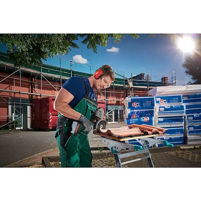 Wolfcraft Trennscheibe - 230 mm, 1 Stk., Geeignet für: Stein, Gekröpft - Anwendungsbeispiel