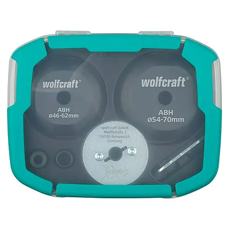 Wolfcraft  Centreerhulpset voor gatvergroting