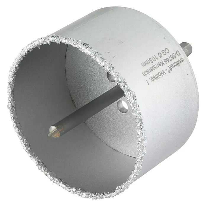 Wolfcraft Hohlbohrkrone - Arbeitsdurchmesser: 103 mm - Diagonale Ansicht