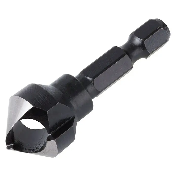 Wolfcraft Querlochsenker - Durchmesser: 16 mm, Passend für: Senkkopfschrauben Ø 3 - 8 mm - Diagonale Ansicht