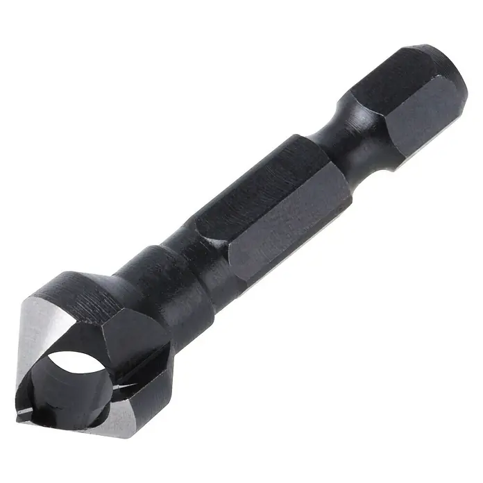 Wolfcraft Querlochsenker - Durchmesser: 12 mm, Passend für: Senkkopfschrauben Ø 3 - 6 mm - Diagonale Ansicht