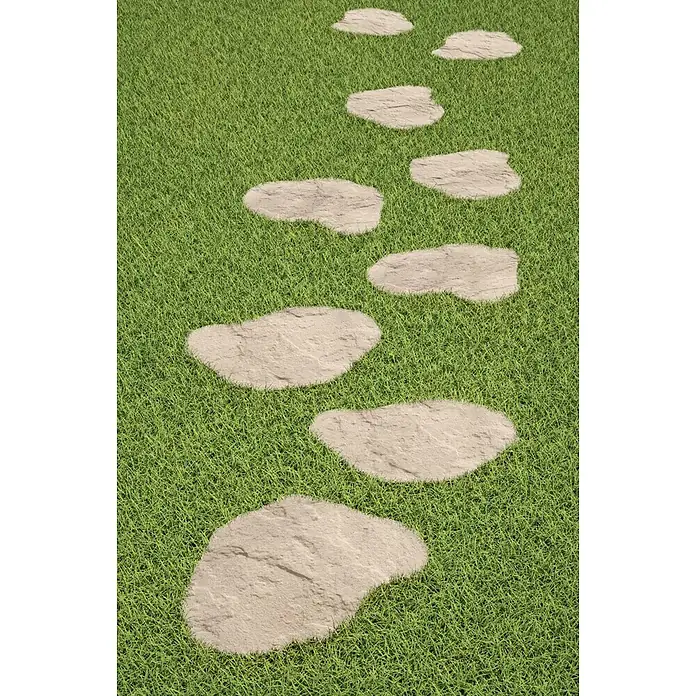 Trittplatte Send - Beige, 36 x 48 cm, Beton - Stimmungsaufnahme