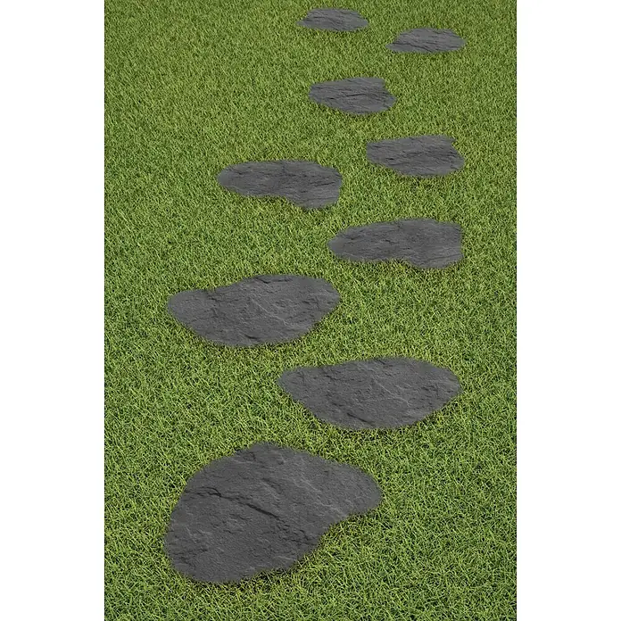 Trittplatte Send - Anthrazit, 36 x 48 cm, Beton - Stimmungsaufnahme