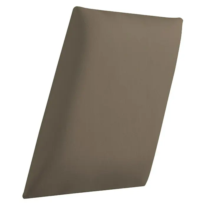 Fllow Deko-Wandpolster Velvet - Taupe, 45 x 30 cm, Ausführung: Links - Diagonale Ansicht