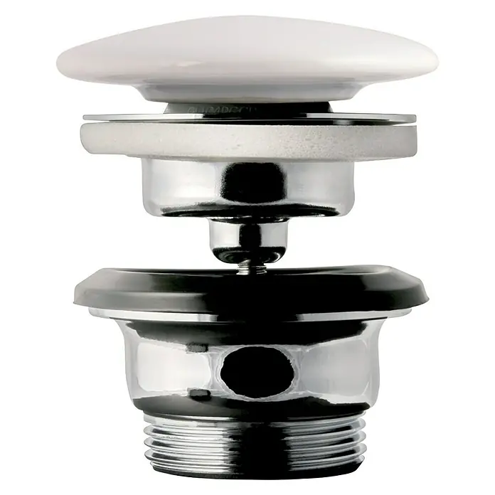 aquaSu Excenterstopfen - Weiß, Durchmesser: 70 mm - Vorderansicht