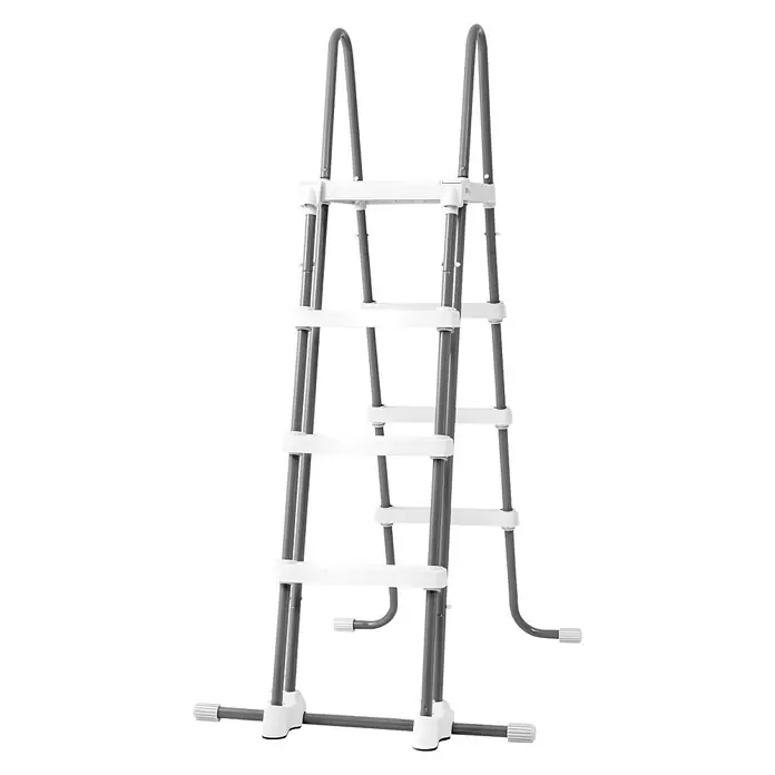 Intex Sicherheitsleiter - Passend für: Poolhöhe 122 cm, Anzahl Tritte: 4 Stk. - Diagonale Ansicht
