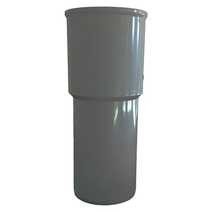 Tecnoagua Manguito PVC reparación H a interior tubo - 110 mm - Vista frontal