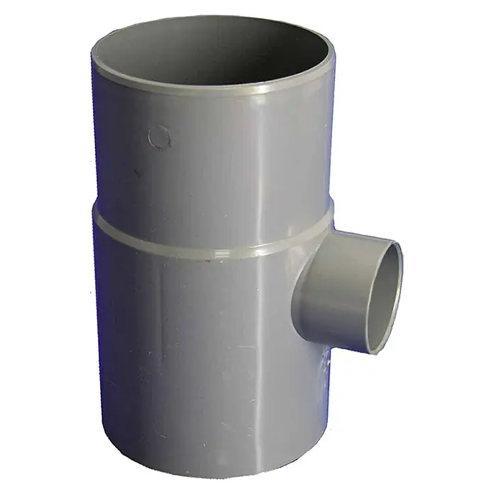 Tecnoagua Derivación PVC reducida M-H - 50 mm - 110 mm, 87 °, PVC - Vista angular