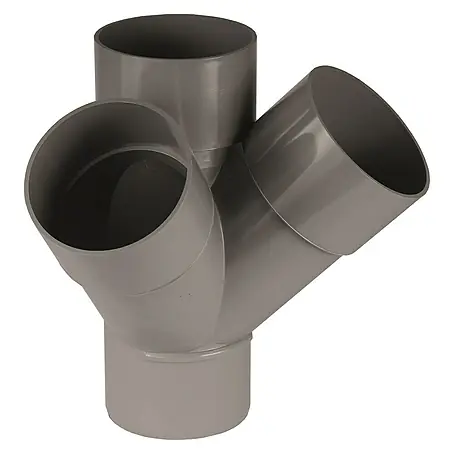 Tecnoagua  Derivación PVC doble escuadra M-H