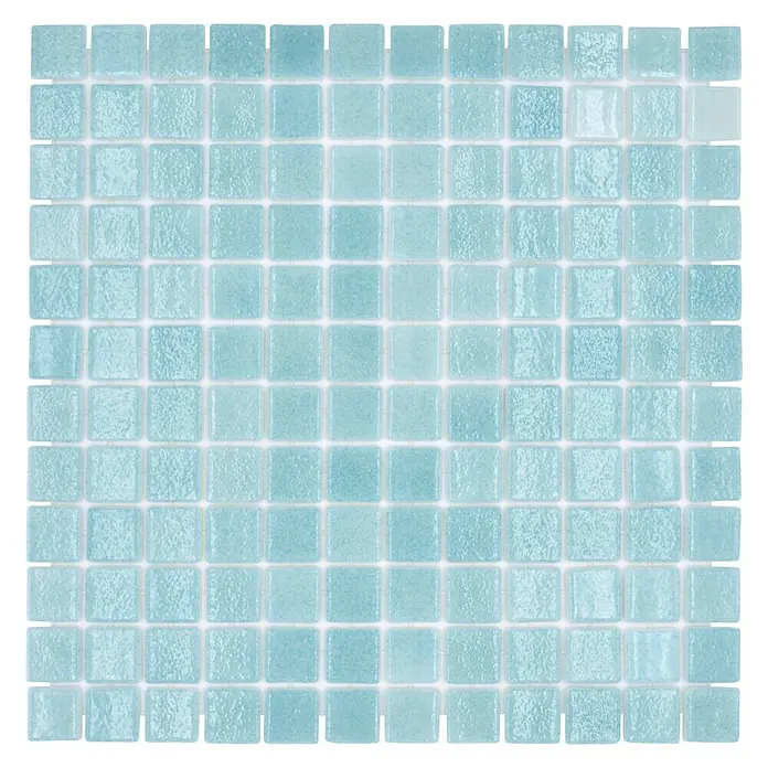 Mozaïektegel vierkant Eco Niebla VP503PUR - 31,6 x 31,6 cm, Groen, Glanzend - Top-down weergave