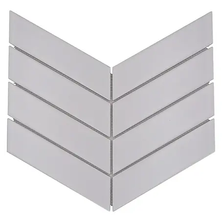 Mosaikfliese Chevron Uni