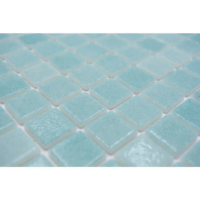 Mozaïektegel vierkant Eco Niebla VP503PAT - 31,6 x 31,6 cm, Groen, Mat - Close-up