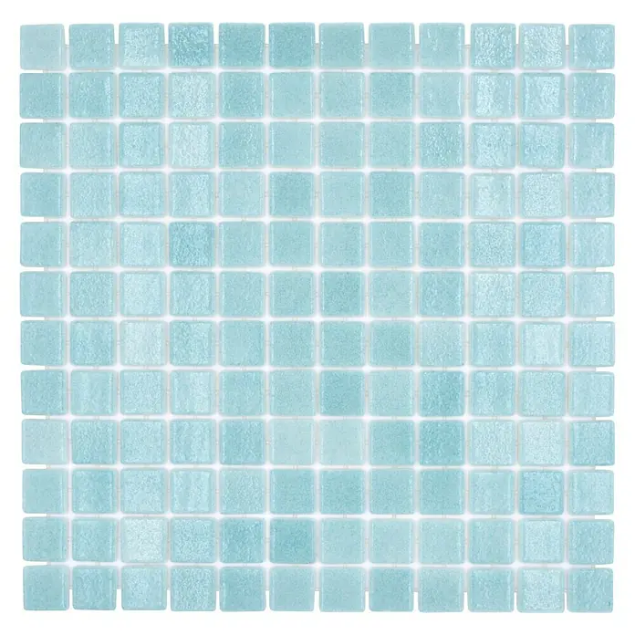 Mozaïektegel vierkant Eco Niebla VP503PAT - 31,6 x 31,6 cm, Groen, Mat - Top-down weergave