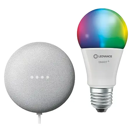Google Nest  Starter-Set Ledvance Smart+ BT Leuchtmittel