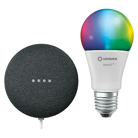 Google Nest  Starter-Set Ledvance Smart+ BT Leuchtmittel