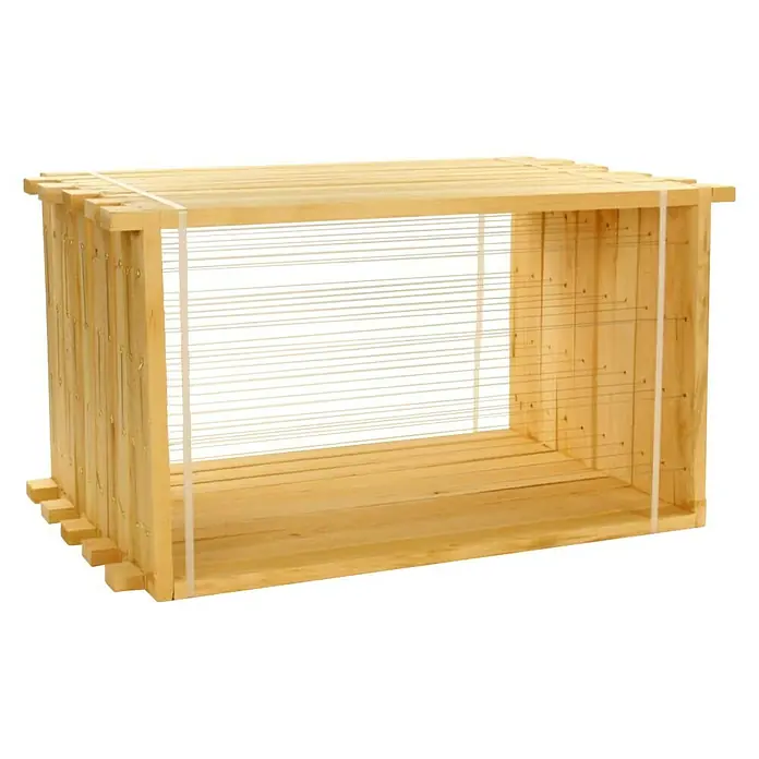 Rähmchen UVEM - Einsatzbereich: Imkerei, L x B x H: 405 x 25 x 222 mm, 10 Stk. - Diagonale Ansicht
