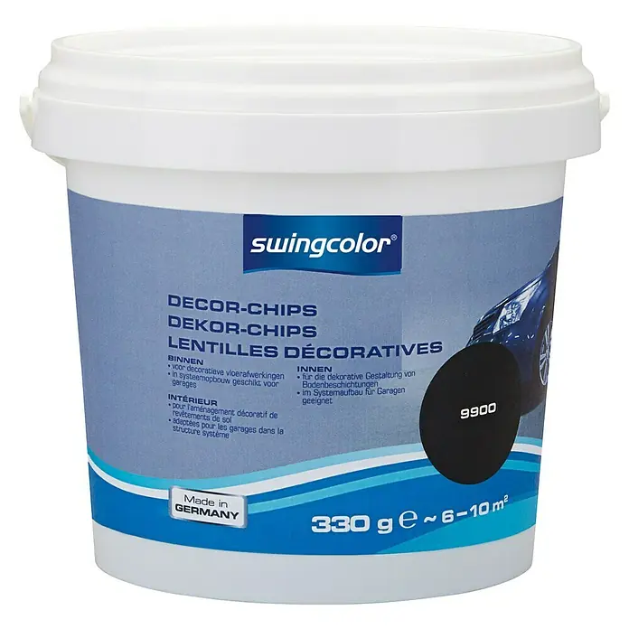 swingcolor Decor-Chips - Zwart, 330 g - Vooraanzicht