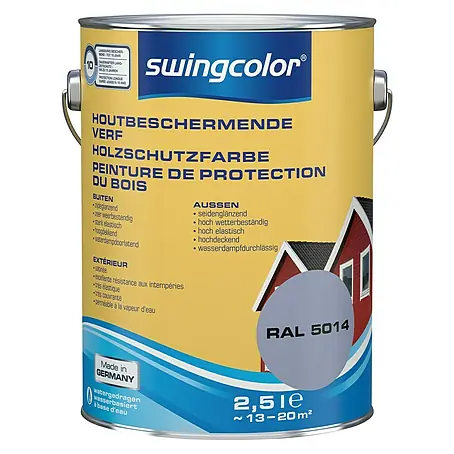 swingcolor  Houtbeschermende verf Duifblauw