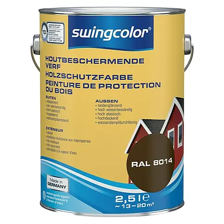 swingcolor  Houtbeschermende verf Sepiabruin