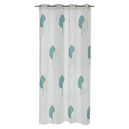 Visillo para ventana Hoja Bordada
